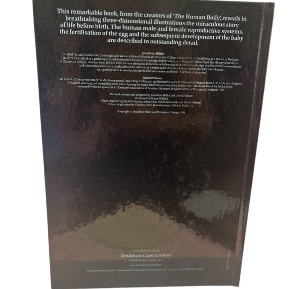 BOOK The Facts of Life 3D Pop-up Book Pregnancy Birth Conception Family - Picture 3 of 7